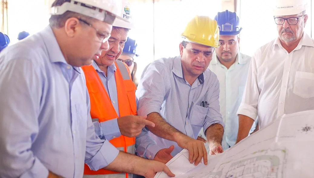 Wellington Dias visita obras 
