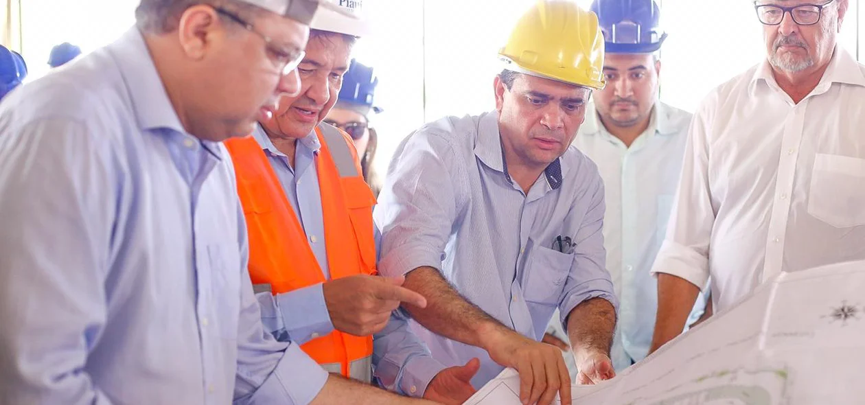 Wellington Dias visita obras 