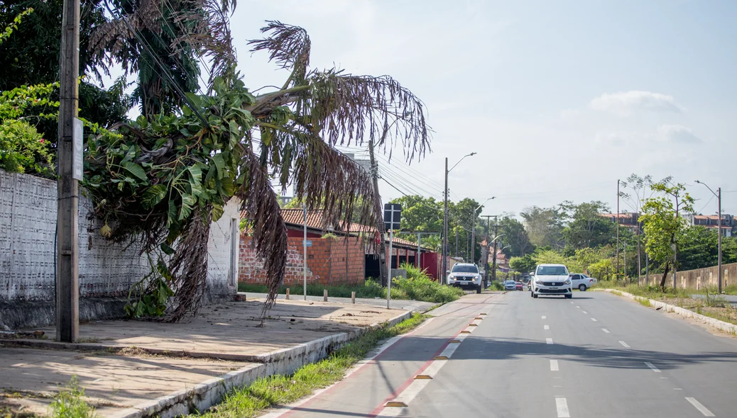 Fica localizado na avenida Celso Pinheiro 