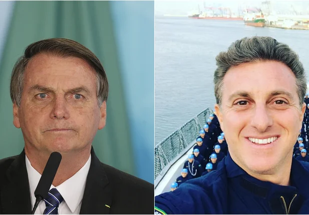 Jair Bolsonaro e Luciano Huck
