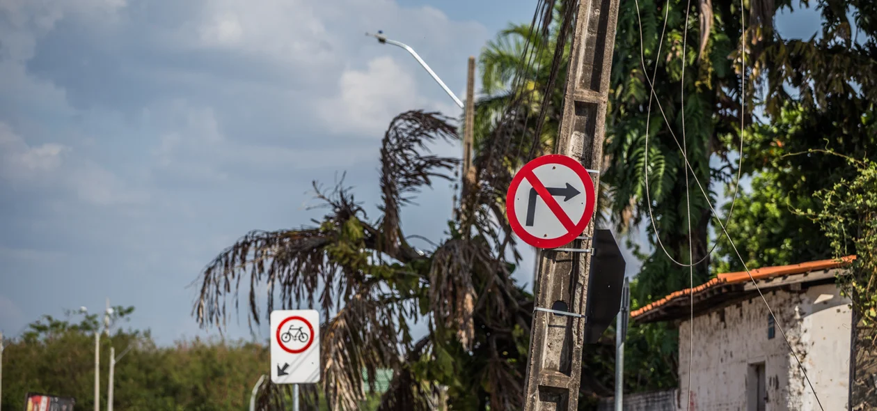 Rede elétrica danificada 