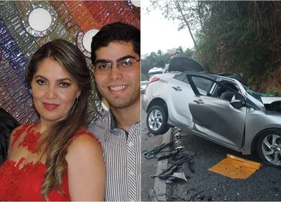 Santana Andrade e os filhos morreram após acidente na BR 316 