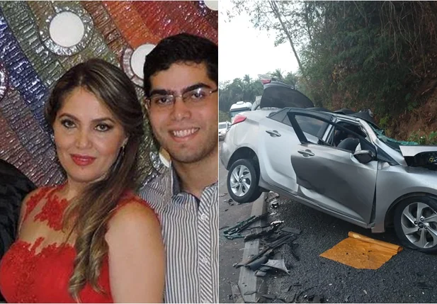 Santana Andrade e os filhos morreram após acidente na BR 316 