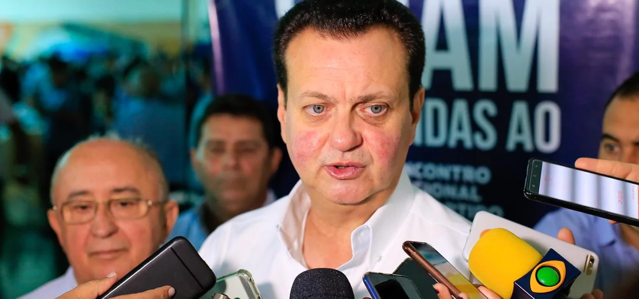 Gilberto Kassab no evento de filiação do PSD