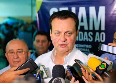 Gilberto Kassab no evento de filiação do PSD