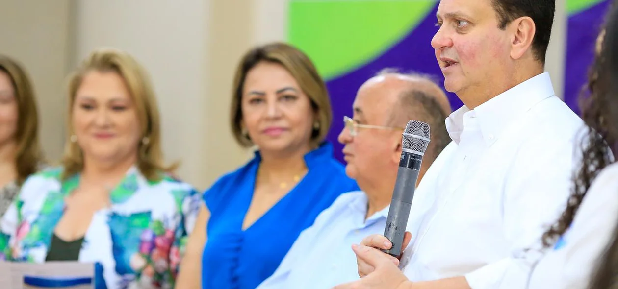 Kassab durante evento de filiação em Teresina