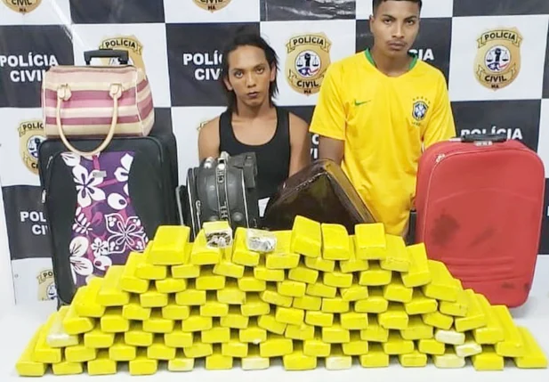 Acusados presos por tráfico de drogas