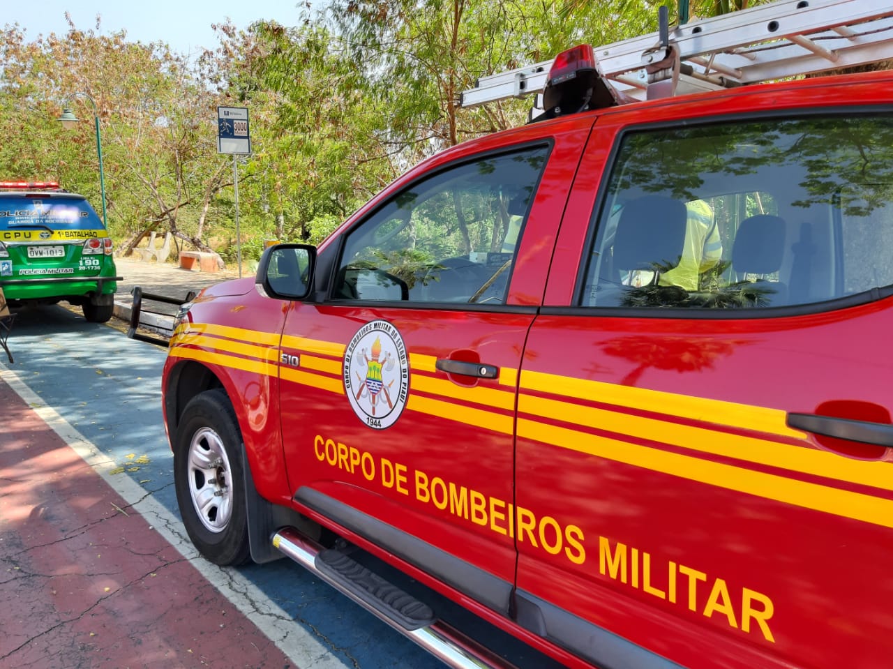 Corpo de Bombeiros foi acionado