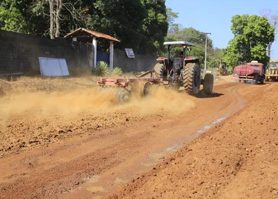 Obras na BR 343