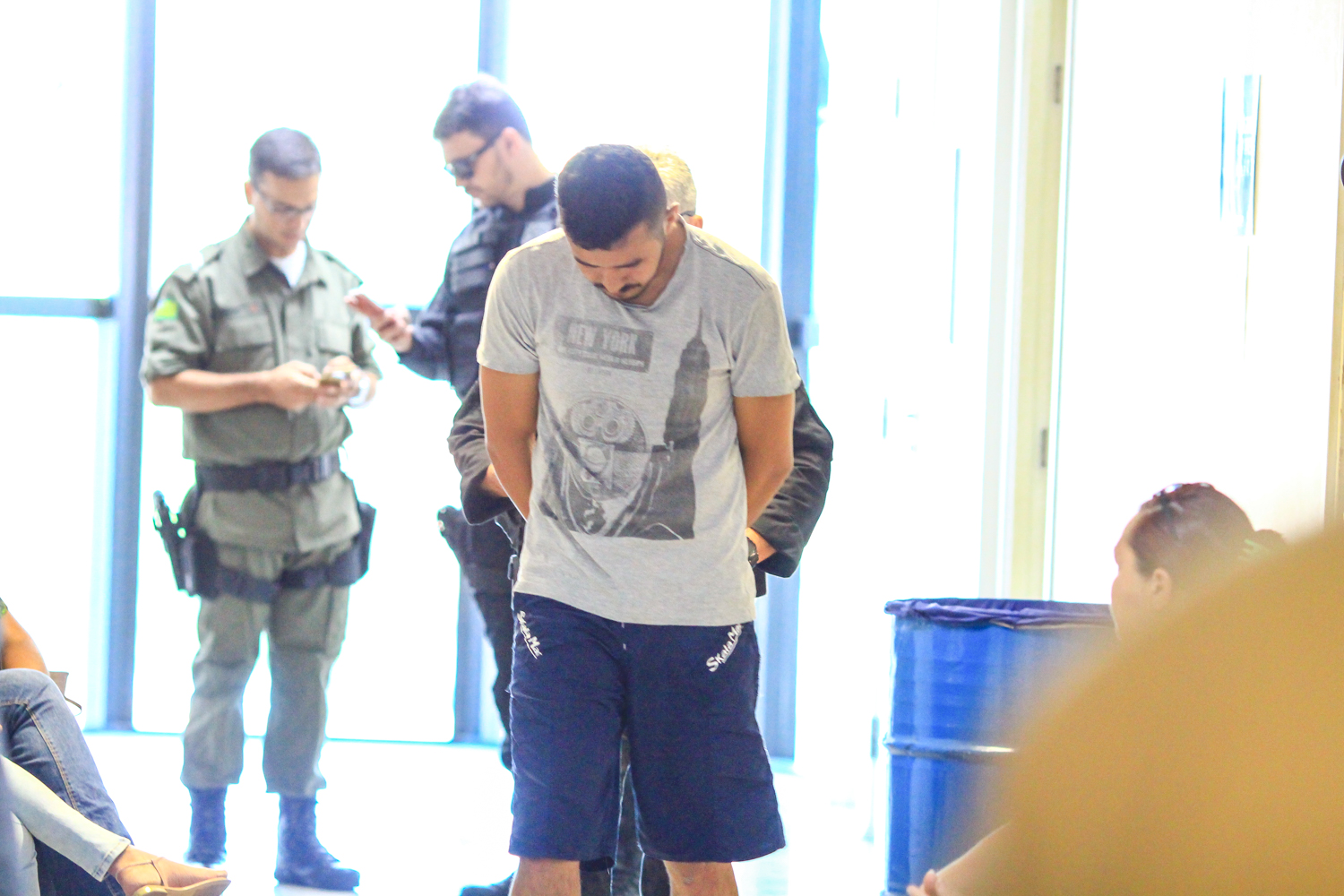 Antuniel Alves de Sousa durante audiência