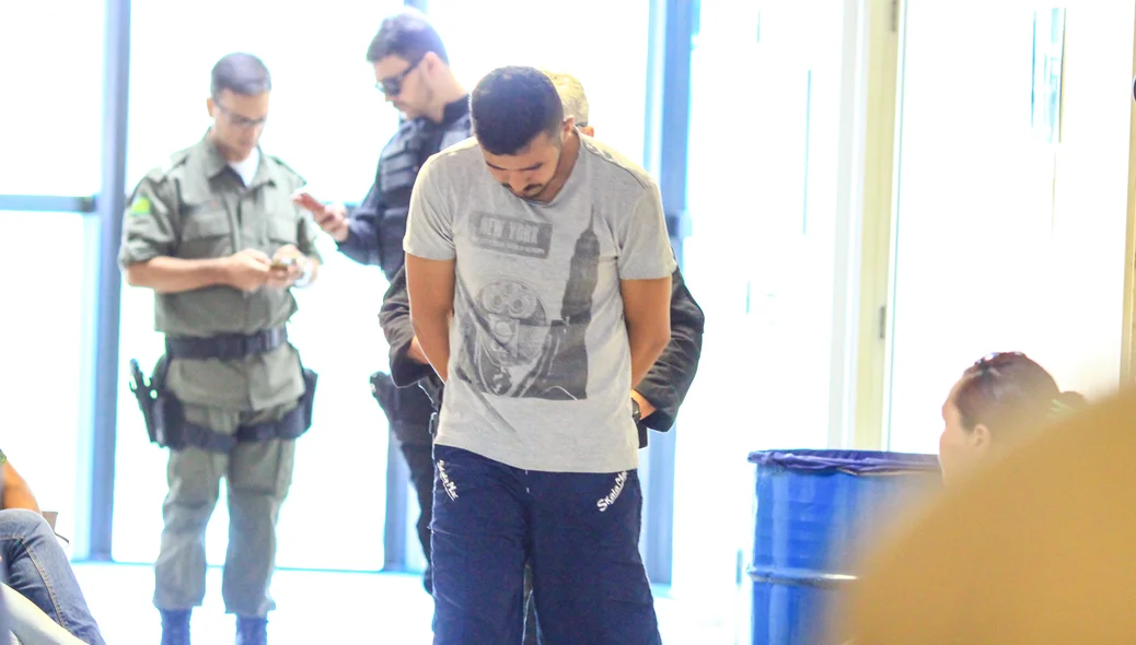 Antuniel Alves de Sousa durante audiência