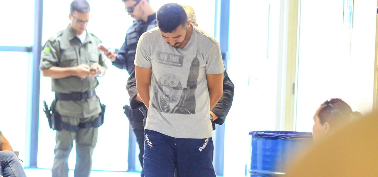 Antuniel Alves de Sousa durante audiência