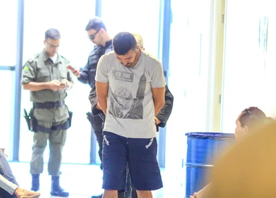 Antuniel Alves de Sousa durante audiência