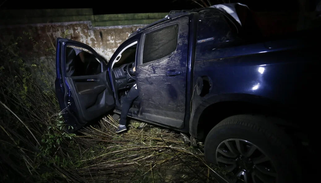 S10 ficou destruída após o acidente