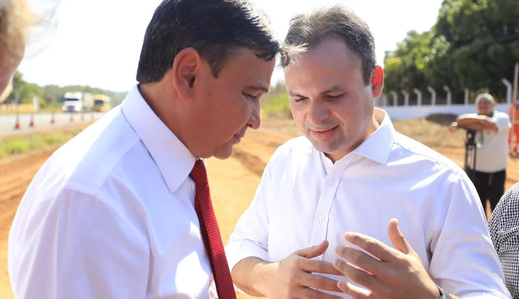 Wellington Dias e Mainha