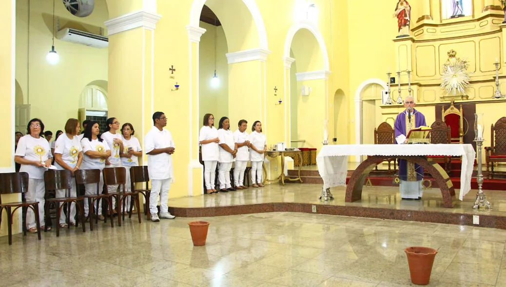 Celebração em homenagem a Família Andrade