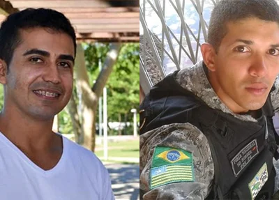 Francisco Ribeiro dos Santos Filho e cabo Samuel Borges