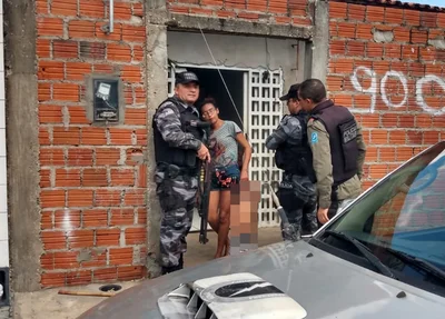 O marido é suspeito de aplicar o golpe de faca 