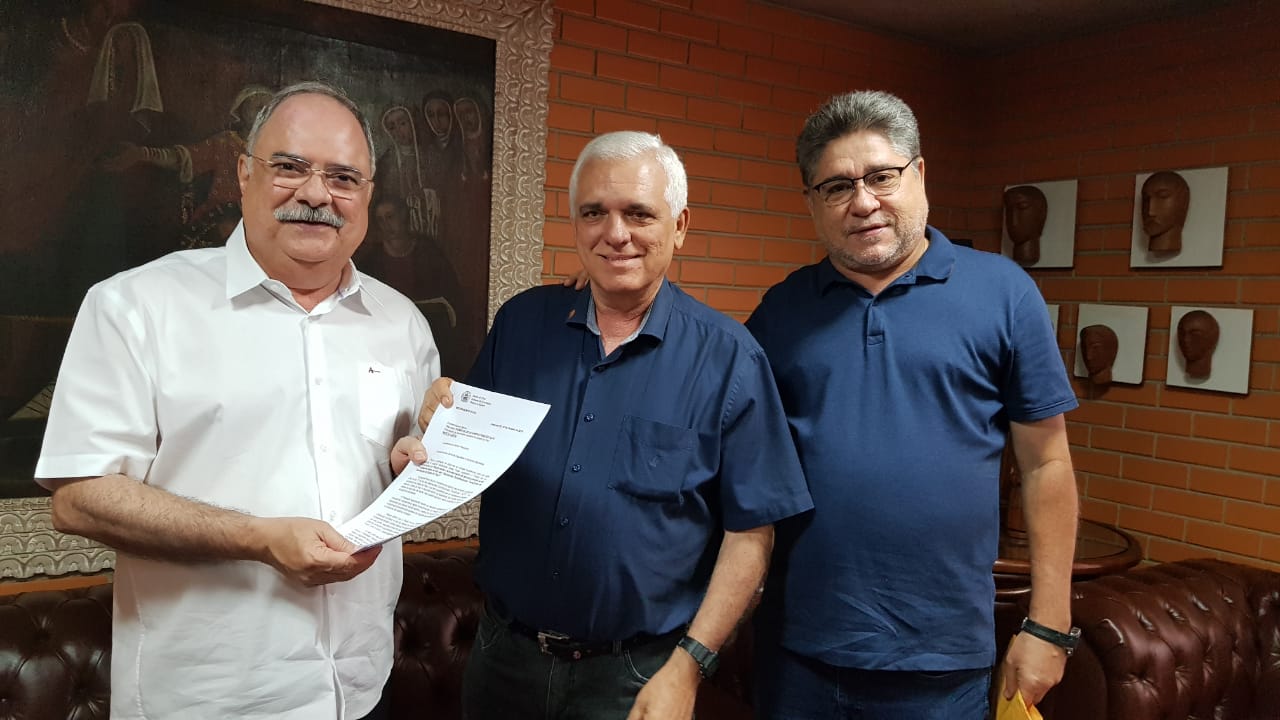 Osmar Júnior, Themístocles Filho e João Mádison 