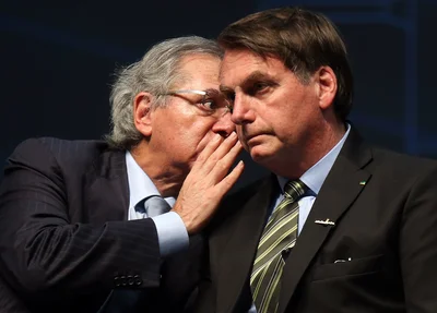 Paulo Guedes e Bolsonaro