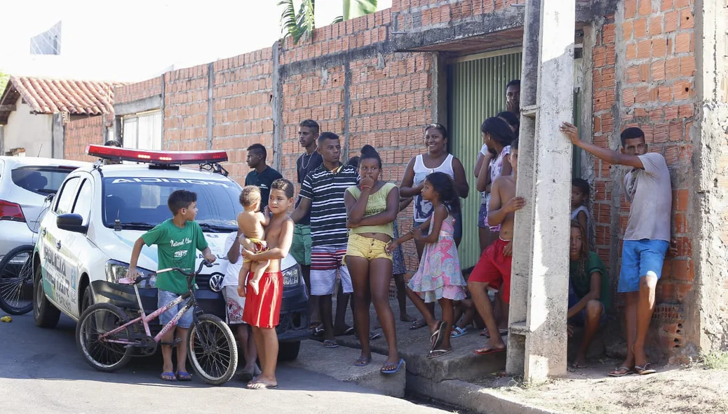 Moradores da localidade