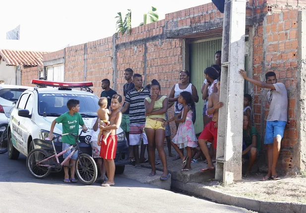 Moradores da localidade