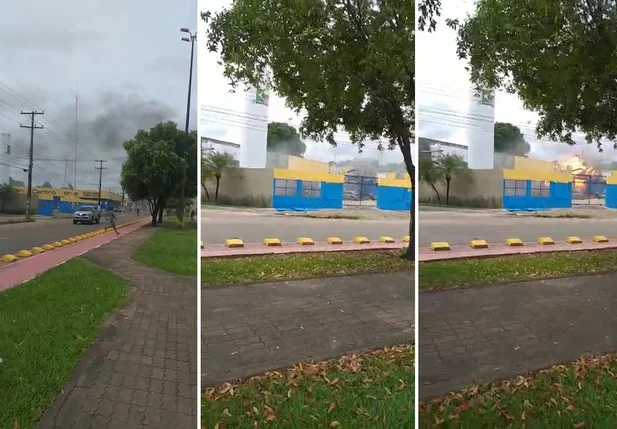 Testemunha registrou explosão em empresa de gás em Boa Vista