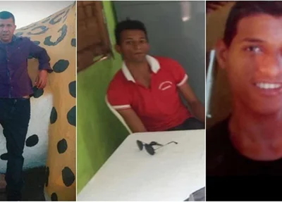 Da esquerda para direita, Marlon, Oziel e Adailson