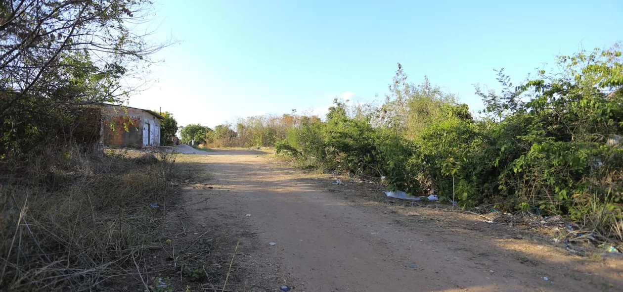 Rua que estava o corpo