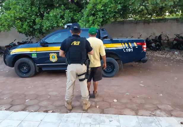 Homem foi preso pela PRF em Bom Jesus