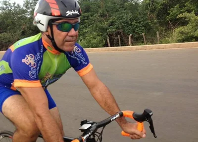 Ciclista Cássio Alves de Almeida