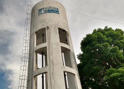 Reservatório de água da Agespisa