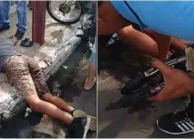 Dupla presa com armas no Dirceu