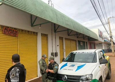 Local onde o suspeito foi preso