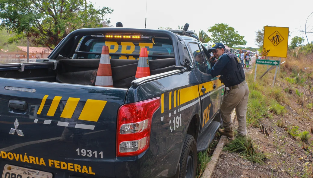 PRF acompanhou a manifestação 