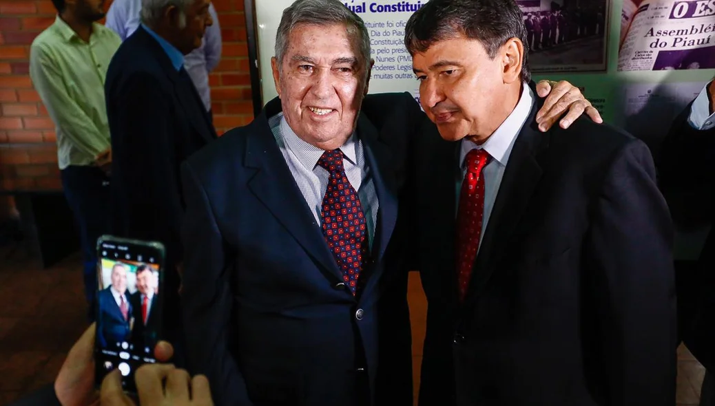 Ex-deputado João Silva Neto e Wellington Dias
