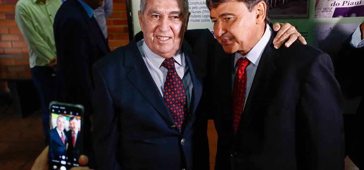 Ex-deputado João Silva Neto e Wellington Dias