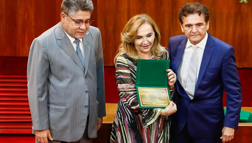 João Mádison ao lado de sua homenageada