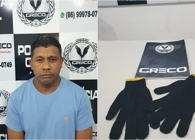 Dirceu Pereira da Silva foi preso pelo GRECO na zona norte de Teresina