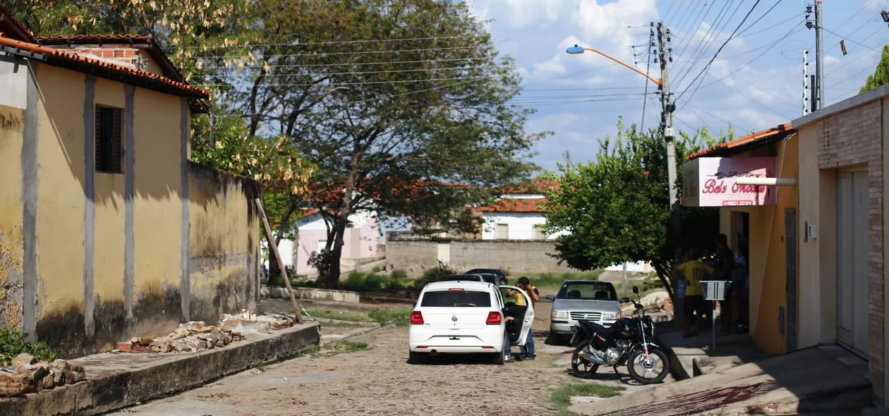Rua que aconteceu o homicídio 