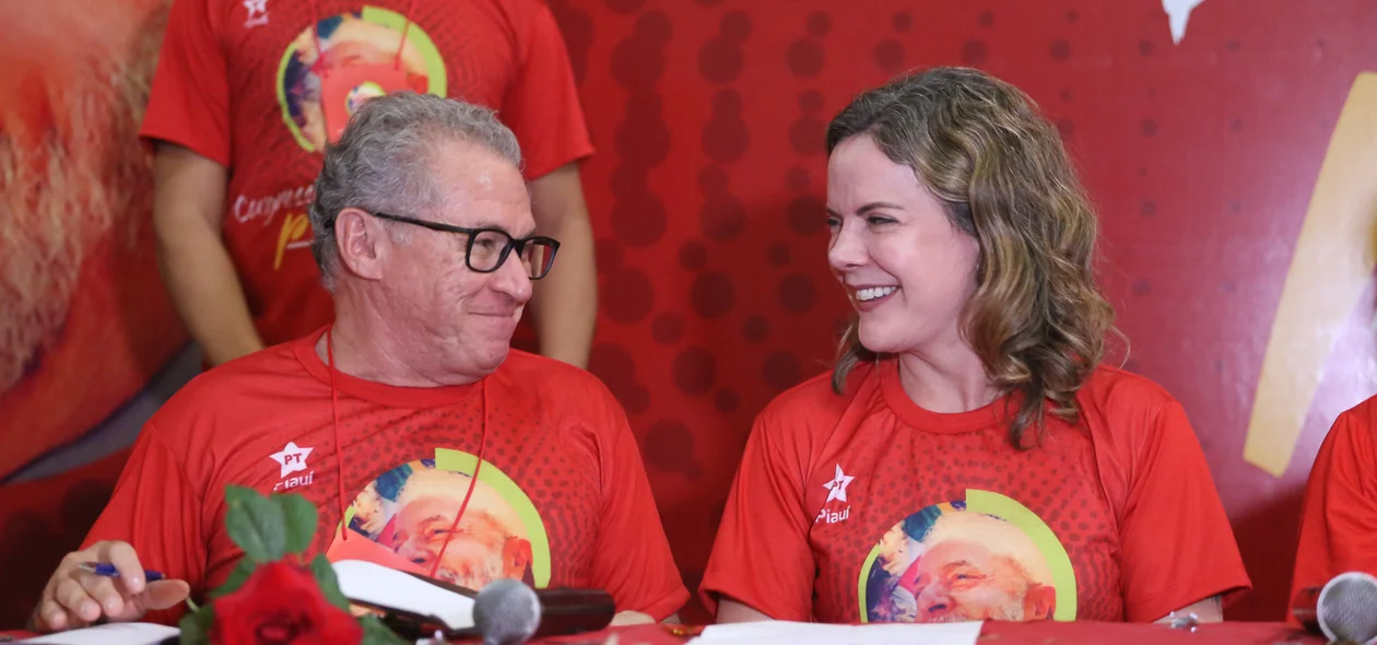 Assis Carvalho e Gleisi Hoffmann 