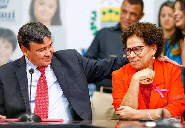Wellington Dias e Regina Sousa