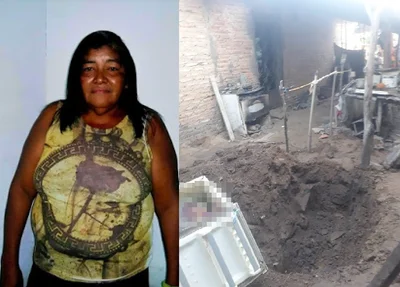 Lúcia Maria foi encontrada enterrada no quintal da sua casa 