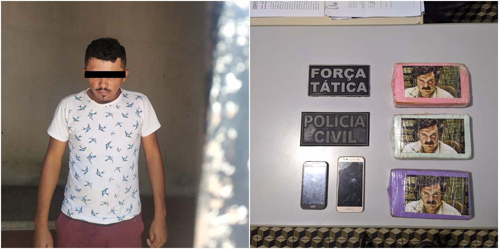 PM de Paulistana prende homem e apreende cocaína