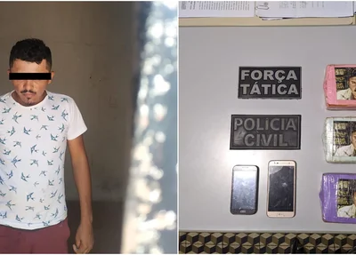 PM de Paulistana prende homem e apreende cocaína