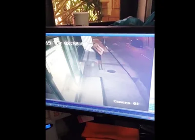 Vídeo mostra bandido sendo atropelado