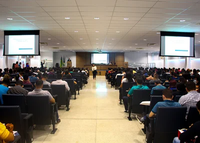 Auditório do Instituto Santo Agostinho é palco da Palestra sobre Liberdade Sindical e novas Tecnologias