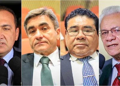 Desembargadores Erivan Lopes, Ricardo Gentil, José James e Paes Landim