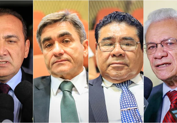Desembargadores Erivan Lopes, Ricardo Gentil, José James e Paes Landim