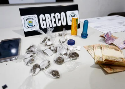 Droga apreendida pelo Greco